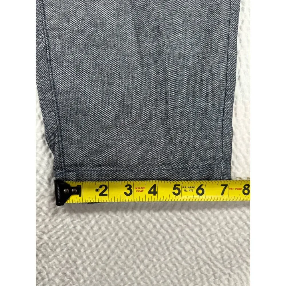 Banana Republic Pants Mens 36x30 Gray Linen Blend Athletic Beach Drawstring